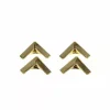 4 Esquineras metálicas color oro para Scrapbooking