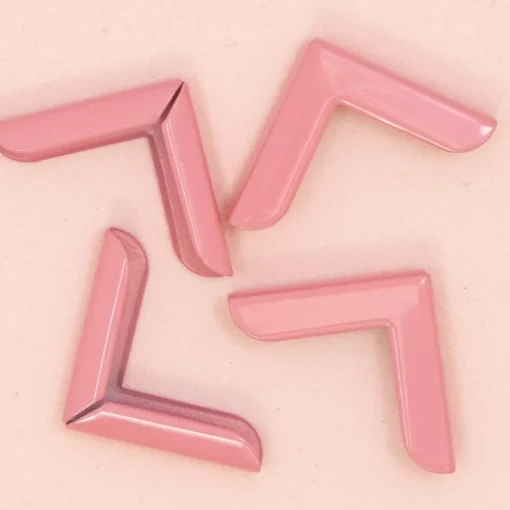 4 Esquineras Metálicas Grandes Bubblegum Craftelier