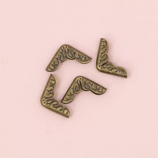 4 Esquineras Metálicas Royal Vintage Bronze Craftelier