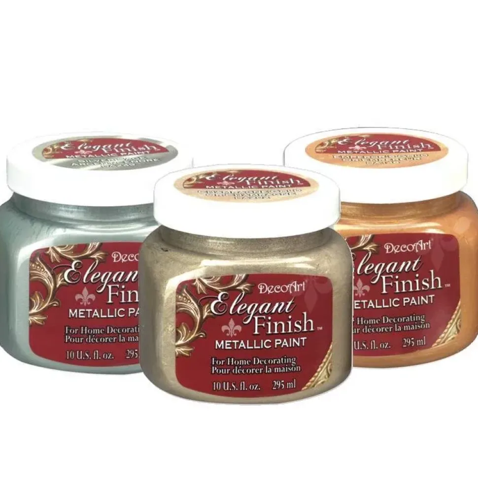 Acrílico Metálico Elegant Finish DecoArt 295ml