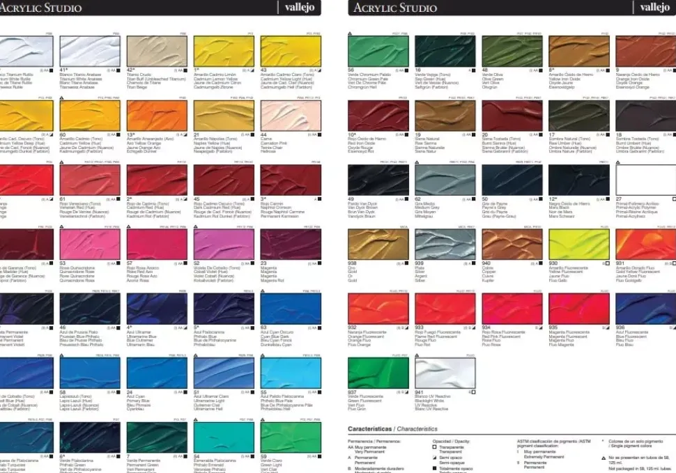 Acrílico Studio Acrylic Vallejo 1L