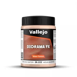Acrílico Textura 222 Agua Marrón Diorama FX Vallejo 200ml