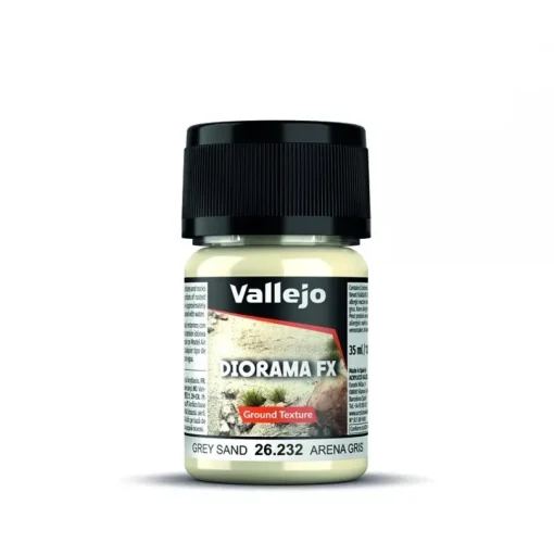 Acrílico Textura 232 Arena Gris Diorama FX Vallejo 35ml