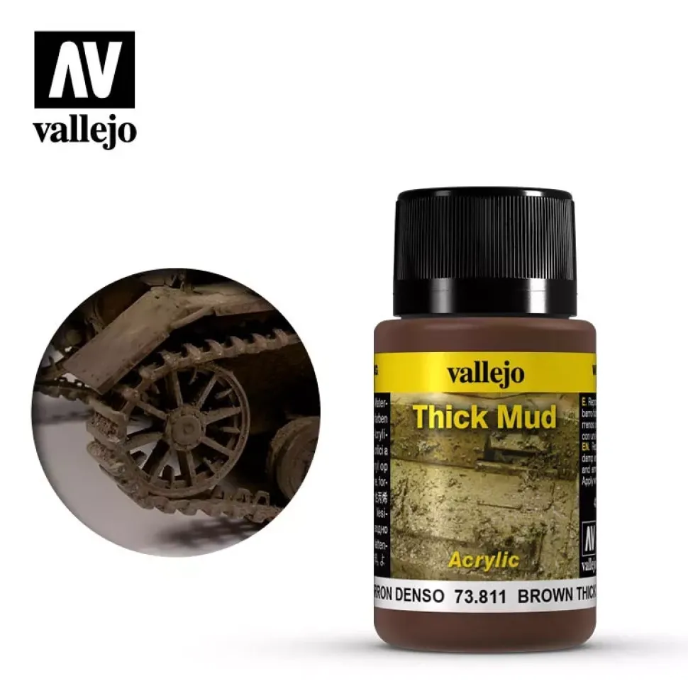 Acrílico Textura 811 Barro Marrón Weathering FX Vallejo 40ml