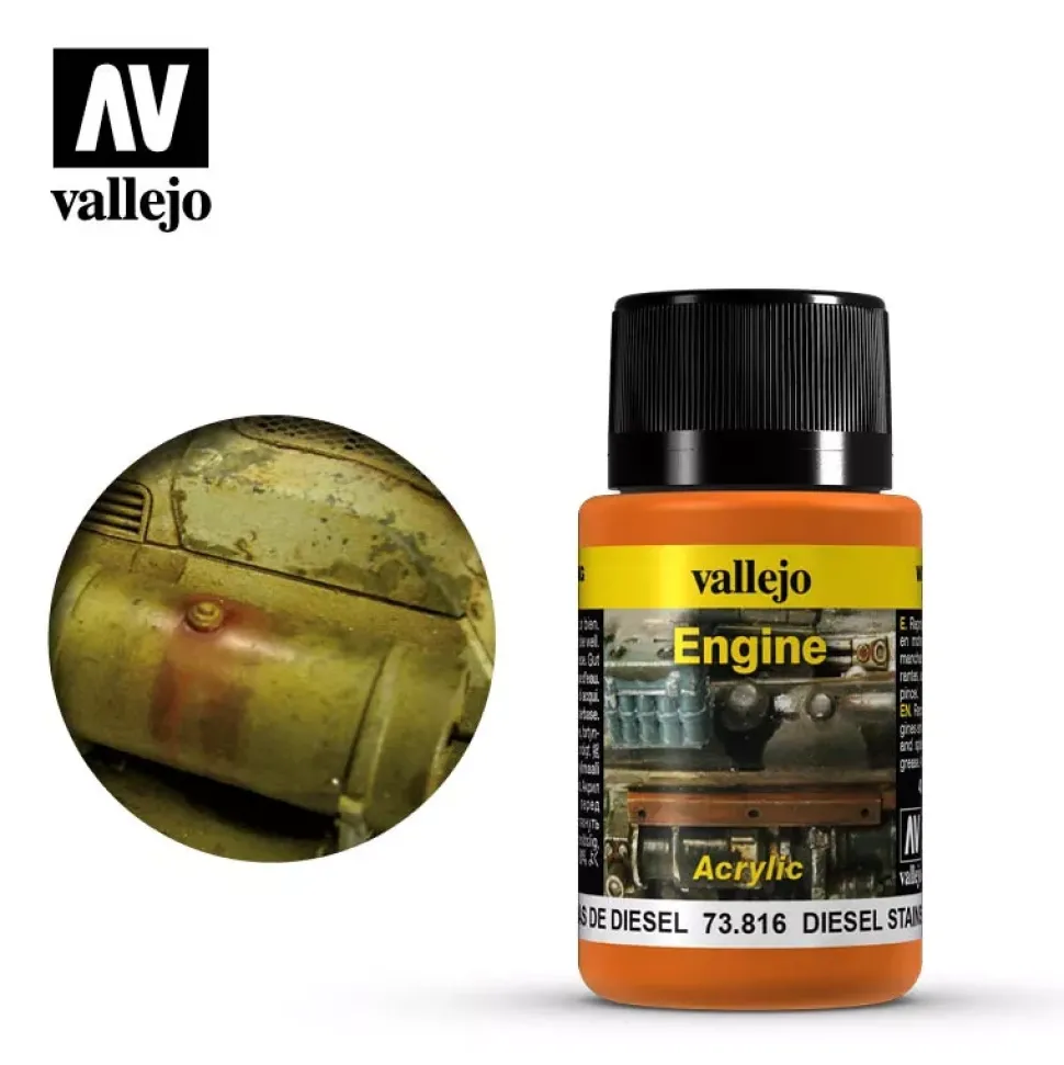Acrílico Textura 816 Manchas de Diesel Weathering FX Vallejo 40ml