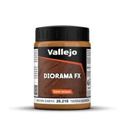 Acrílico Textura 219 Tierra Marrón Diorama FX Vallejo 200ml