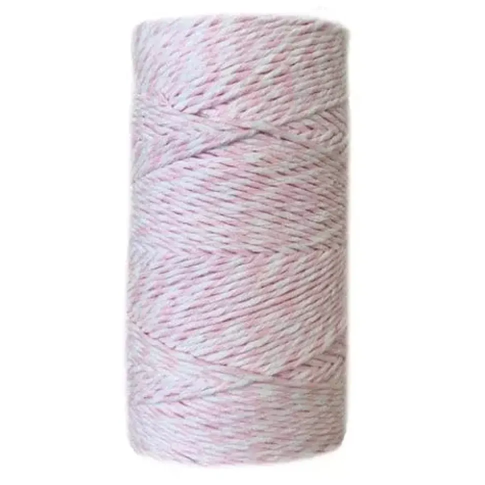 Algodón Encerado para Scrapbooking Blanco y Rosa CasaSol 140m