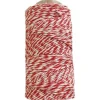 Algodón Encerado para Scrapbooking Blanco y Rojo CasaSol 140m