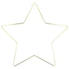 Anilla de metal Estrella Dorada Artemio 28cm