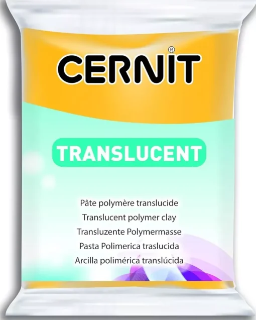 Arcilla polimérica Cernit Translúcido ámbar 56g
