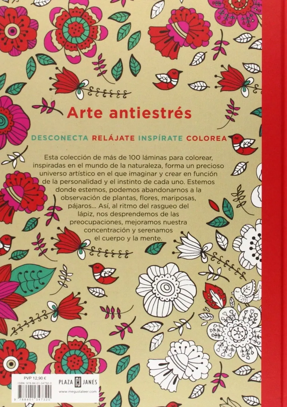 Arte Antiestrés 100 jardines para colorear