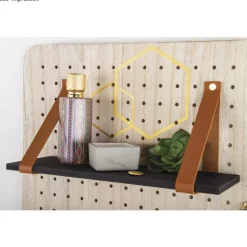 Balda de madera grande para Pegboard Pin and Peg