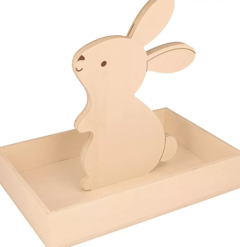 Bandeja de Madera con Conejo Les Poulettes Artemio