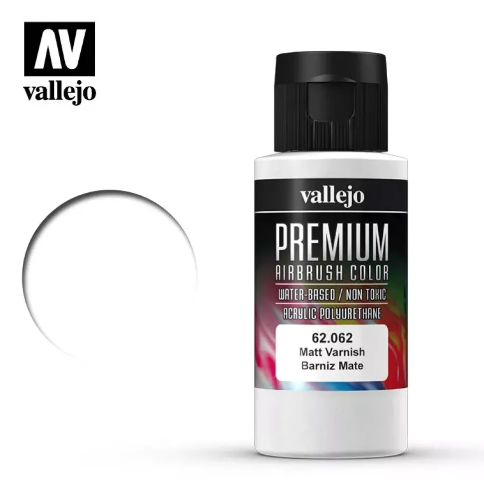 Barniz 062 mate Premium Color Vallejo 60ml