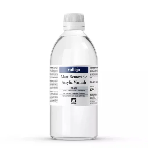 Barniz 525 mate removible Artist Vallejo 500ml
