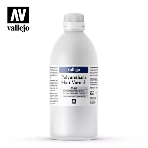 Barniz poliuretano 651 mate Artist Vallejo 500ml