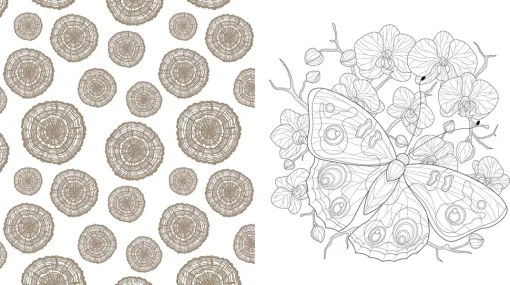 Beautiful Nature Coloring Book