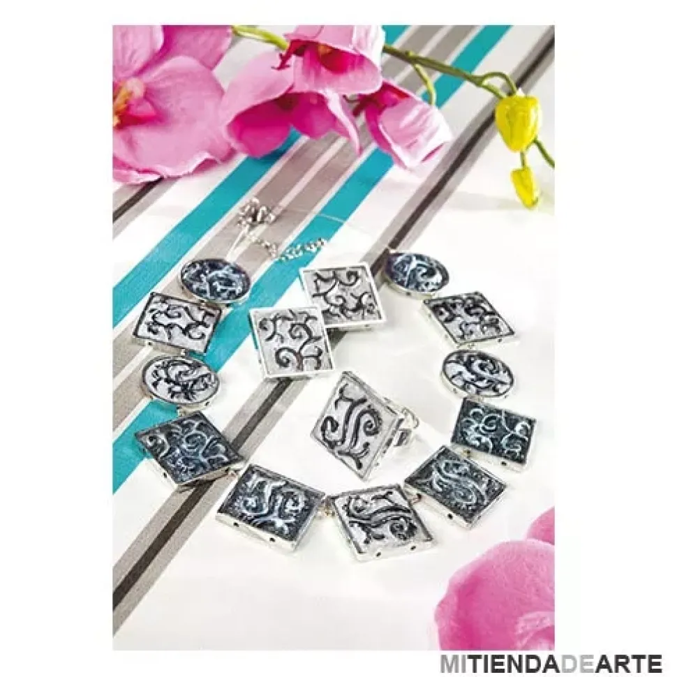 Bisutería estilo vintage con Fimo 04038