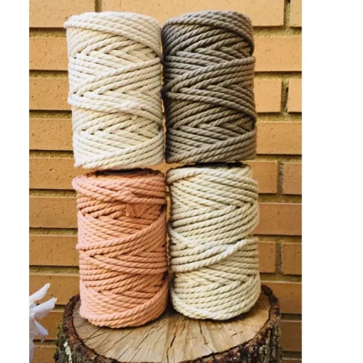 Bobina de Algodón de Macramé Topo 5mm