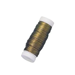 Bobina hilo de latón rizado 0,22 mm
