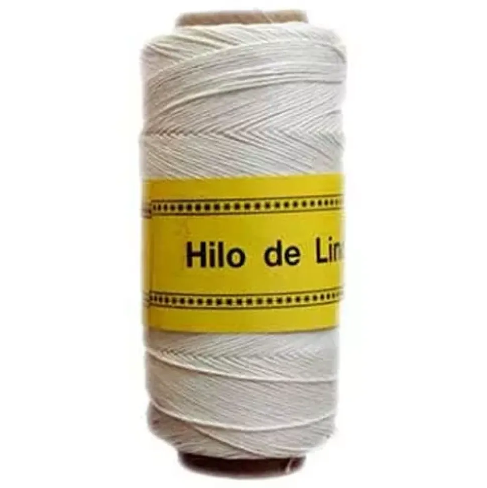 Bobina Lino Encerado 3 cabos Blanco CasaSol 180m