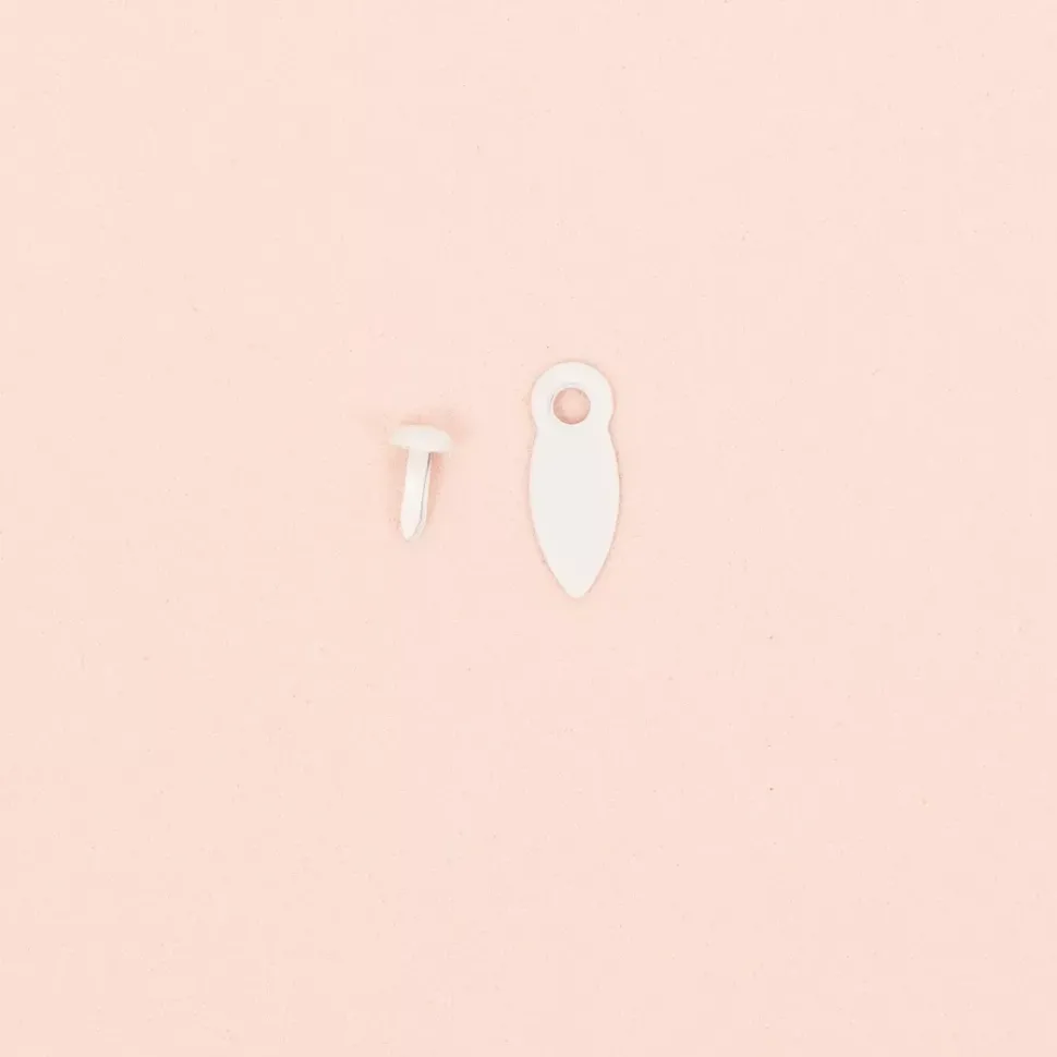 Brads y Botones de Giro Blanco Craftelier