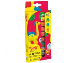 Caja 10 Barras de Plastilinas Colores Surtidos Jovi 15gr