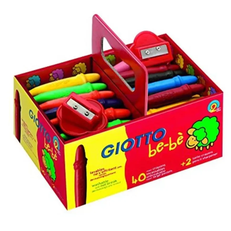 Caja 40 Ceras Infantiles Giotto