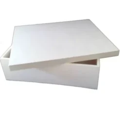 Caja con tapadera de madera