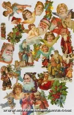 Caja Cromos alemanes Navidad caja metálica