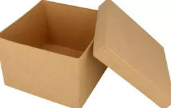 Caja Cuadrada De Papel Maché Artemio