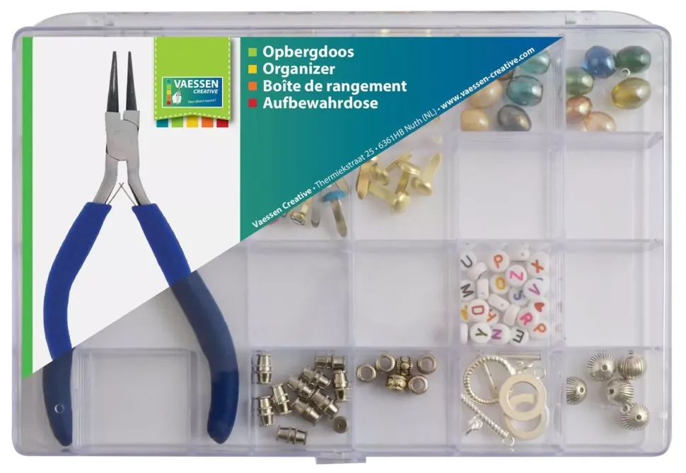 Caja de almacenamiento con 22 compartimentos