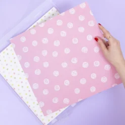 Caja de almacenamiento de papeles Craftelier 30x30cm