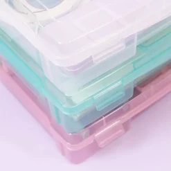 Caja de Almacenamiento Grande Rosa Craftelier
