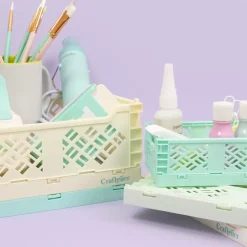 Caja de almacenamiento plegable Grande Blanca Craftelier