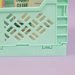 Caja de almacenamiento plegable Grande Amarilla Craftelier