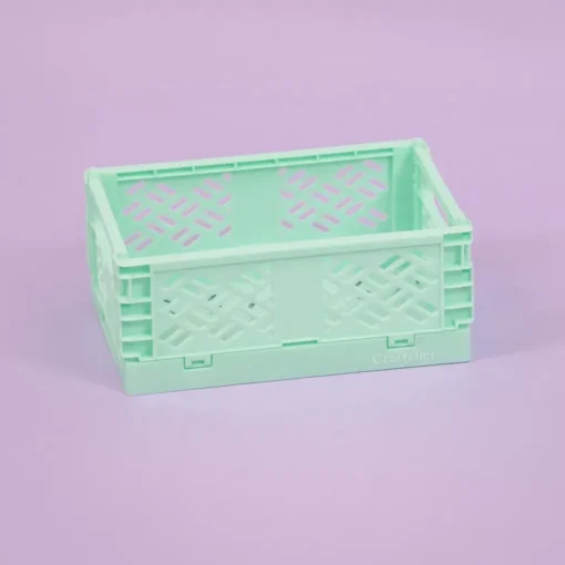 Caja de almacenamiento plegable Pequeña Turquesa Craftelier