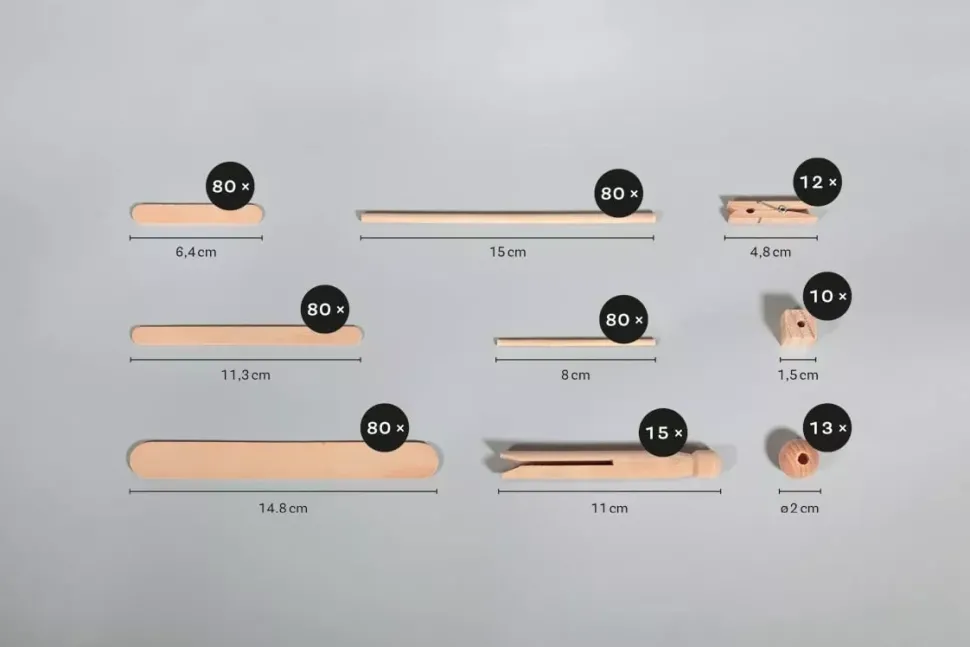 Caja de Básicos de Madera Para Manualidades Rayher