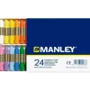 Caja de cartón de 24 ceras Manley
