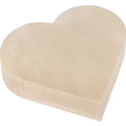 Caja de corazón en madera