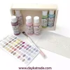 Caja de Madera 6 Acrílicos Artis Pastel Dayka 60ml