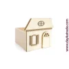 Caja de Madera Casita Pequeña Dayka