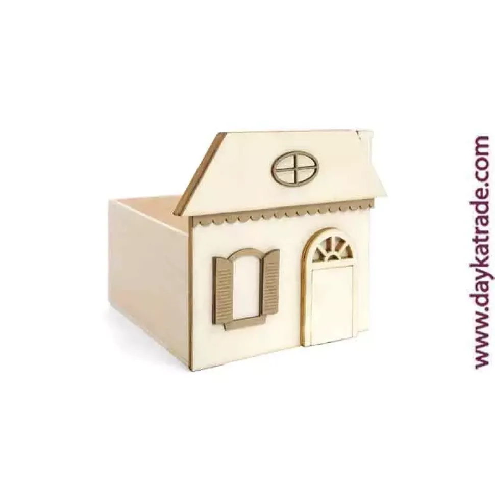 Caja de Madera Casita Pequeña Dayka