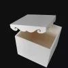 Caja de madera con tapa decorada