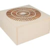 Caja de madera Círculo Boho Artemio