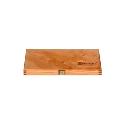 Caja de madera y 3 pinceles sintéticos acuarela 8700 Escoda