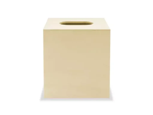Caja de Pañuelos de Madera Cuadrada MultiCraft