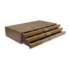 Caja de tres cajones
