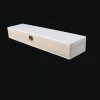 Caja para almacenar pinceles de madera