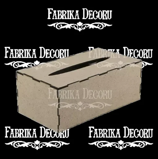 Caja para pañuelos en DM